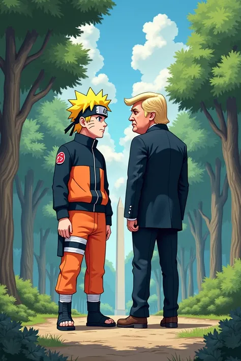 Naruto and Donald Trump