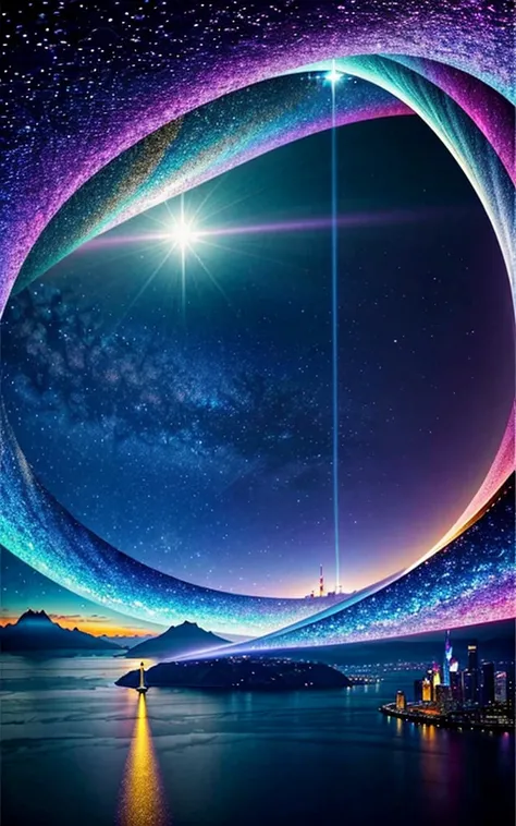 Spectacular views、 Future City、god秘的、 Vivid 、 is glittering、 magic 、 Surrealism 、god々、 amazing、Little Star, beautiful scenery, Inspiring Scenery, Spectacular Scenery ,Breathtaking Scenery , amazing風景