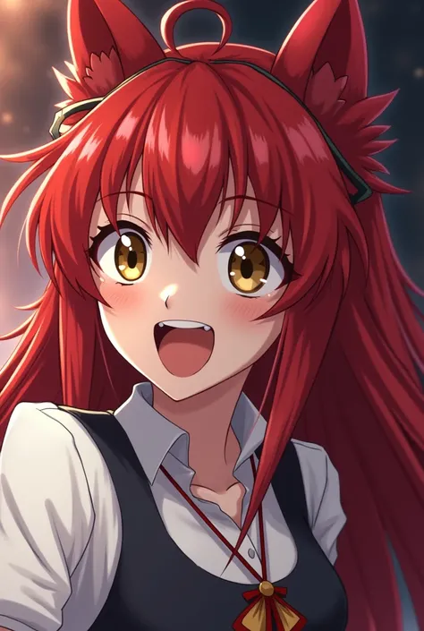 Rias sucking a dick 