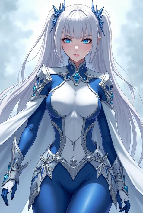 Velzdeath combines the elegance and youth of Velzard with the ruthless, military demeanor of Esdeath. She appears as an imposing woman, with long, flowing silver hair (similar to Velzard) with ice-blue eyes (from Esdeath). Her figure is statuesque, with a ...