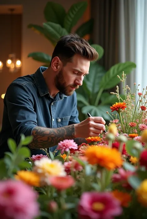 Messi decirating flower for event management decoration 