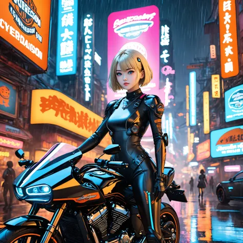 Basic Quality Settings:
high quality, very_high_resolution, detailed illustrations

Style & Theme:
japanese 3d anime style, steam punk,
futuristic neon city with holographic billboards,
bustling alien markets, flying cars, acid rain.

Main Character:
1 per...