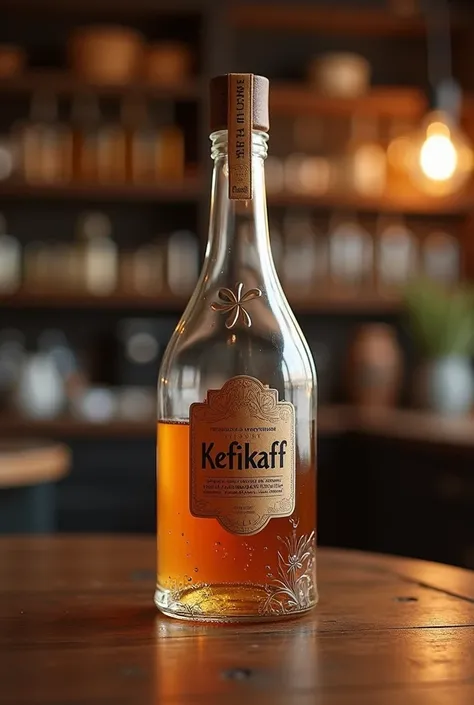 bottle, brand "KefiKaff"