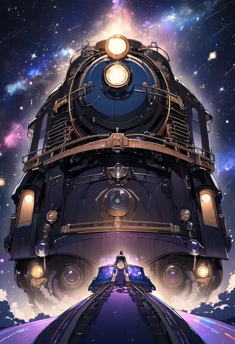 Night on the Galactic Railroad,Steam locomotive