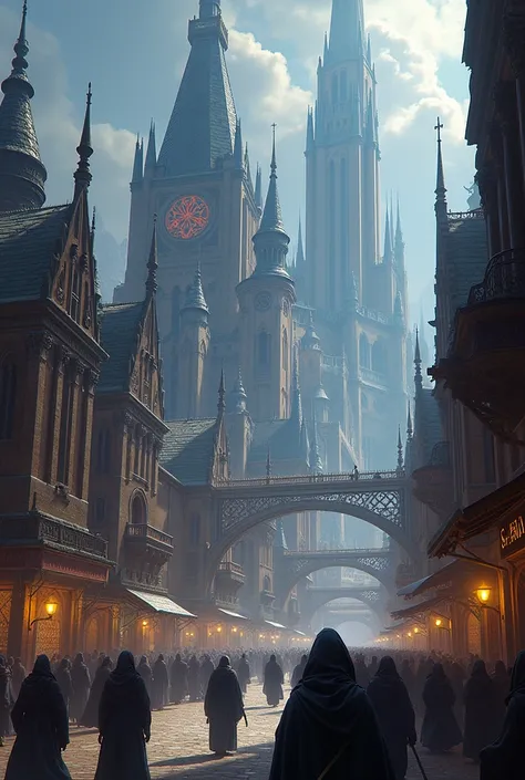  wizards，A city with lots of mage towers 