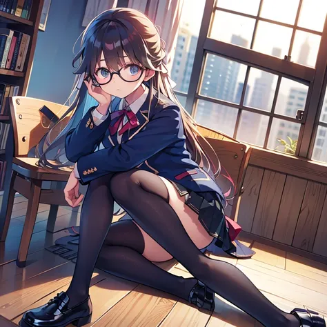  beautiful anime style girls  。whole body。 character portrait。 First year high school student 。 had。 Short due to the heat  。  My dream for the future is to become a characteristic mystery writer and businessman .。 I love Sherlock Holmes novel series  。  M...