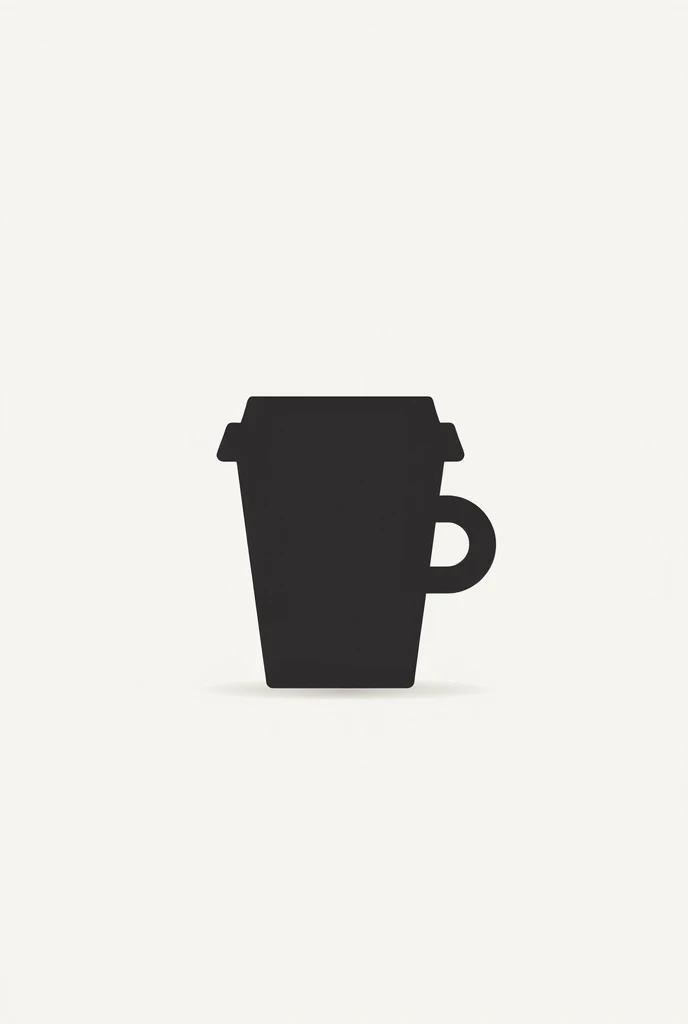 coffee black and white icon 