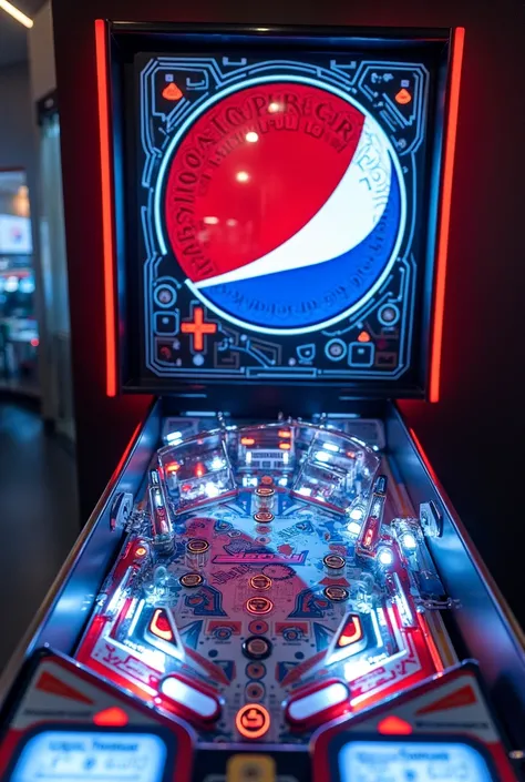 Pinball with Pepsi logo