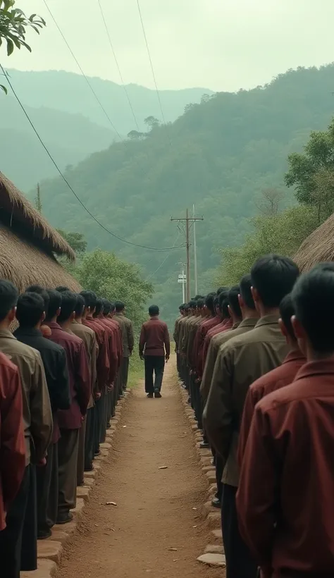 “Rows of villagers stand solemnly as census officials meticulously record their numbers. A wide shot captures the vast expanse of Jipang, divided into six afdelings. From the riverfront vibrance of Padangan to the serene fields of Rajekwesi, the residency’...