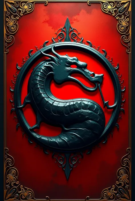 Image of a card containing mortal Kombat icon