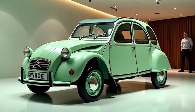 2025 Citroen 2cv in greenish colour in shorom