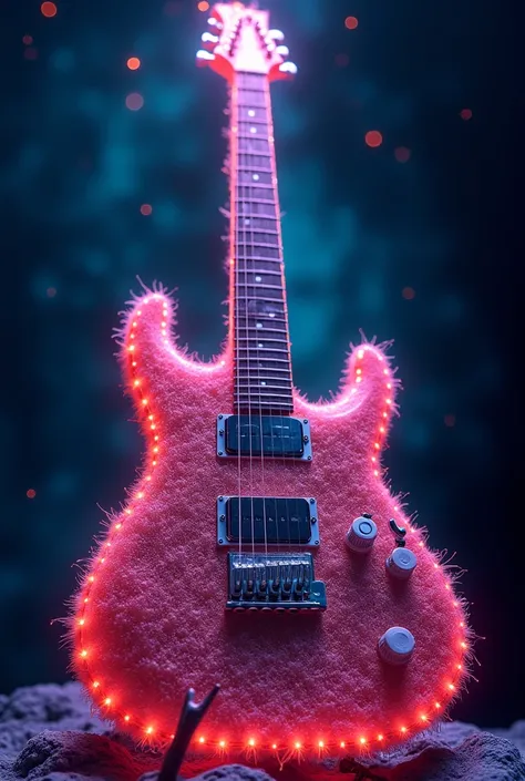 ((1guiter)),(Best Quality,4K,8K,hight resolution,masutepiece:1.2),Ultra-detailed, [Vibrant colors], [Psychedelic patterns], [Sparkling textures], [abstract shapes], [unique designs], [captivating glow], [Creative composition], [Playful elements], [dreamy a...