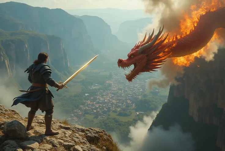 that being attack by chinise drogon and 1 hero with excalibur will save that place overhanging cliff
