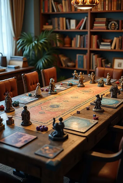 Gaming table with complete gaming accesories