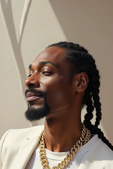 A cosmetic cream with Snoop dogs face
