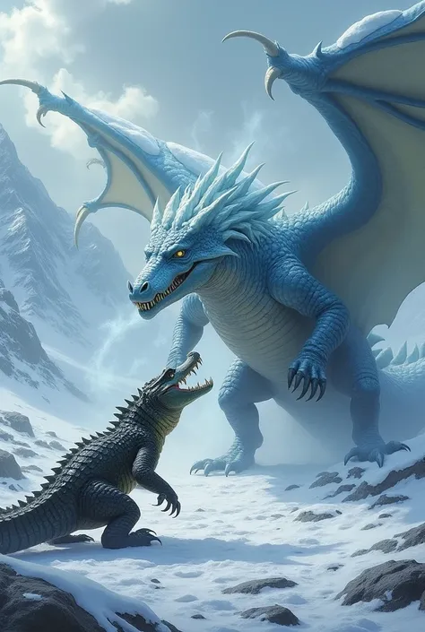 alligator and arctic dragon ka image