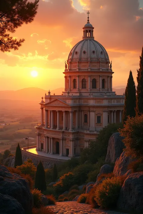 Monreale Dome Sunset