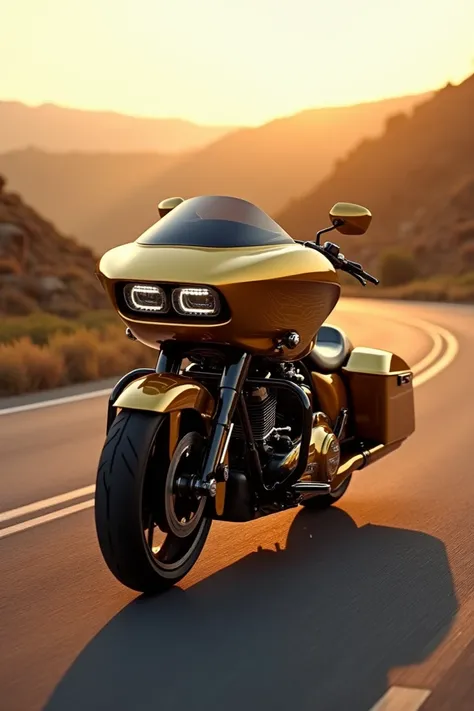 Harley Davidson road glide 2025 Gold colour 