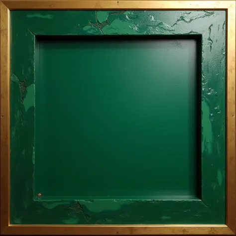 direct top view of of Create a Mahjong table with a jade green textured surface framed by sharp golden borders, emphasizing symmetry and clean lines in a Japanese-inspired design. just show inner part of the table. without borders. 