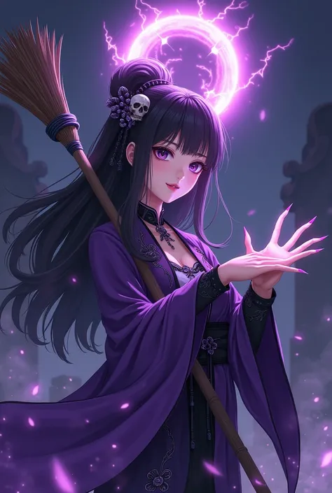 Japanese anime hd ,  Anime pictures of female devotees , A sharp high-definition image shows a handsome middle-aged Chinese woman, 27 years old, a shapely figure., There is sight ,, with beautiful long hair, ancient Chinese , Women make up with black makeu...