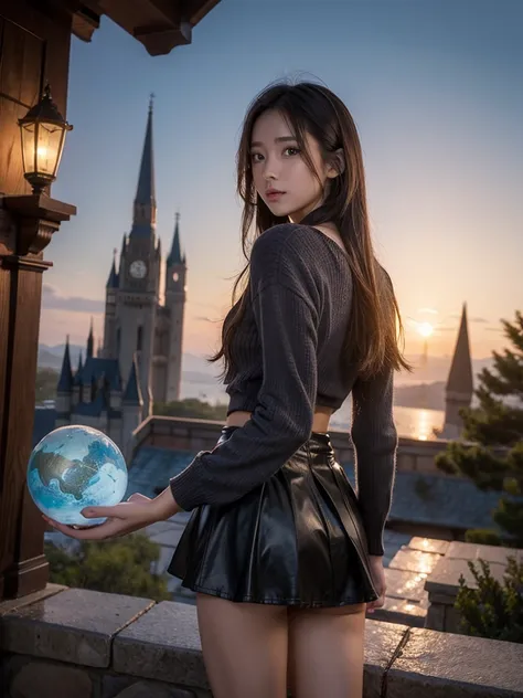  girl　 The Wizard　 miniskirt　 Fantasy World