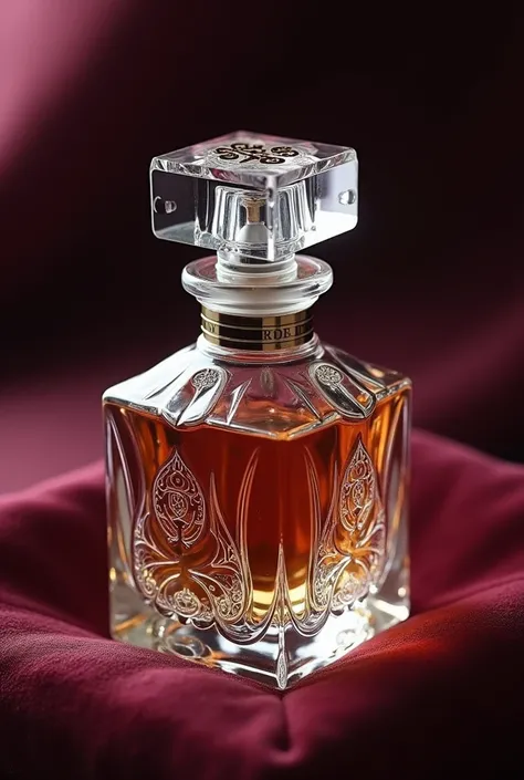 Oil Perfume bottle with SBS initials as the cap of the bottle