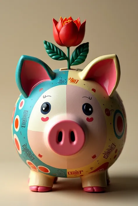 a piggy bank form or pattern related to feminism, the difficulties men and women experience must also be men