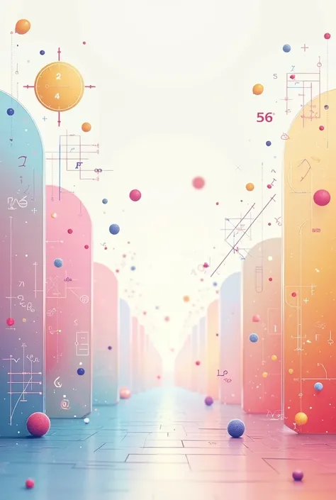 math book cover with light colours