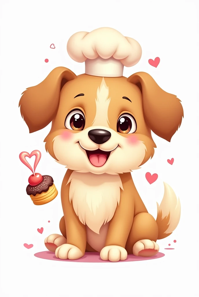 Dog for pastry logo 