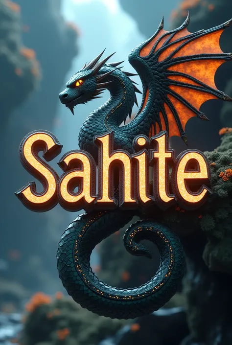 Unique sahite name design and cool looking 3d singat and unique