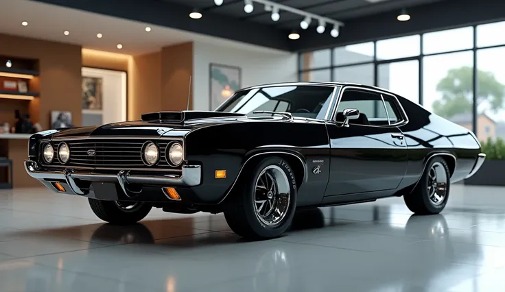 Are you sick and tired of todays muscle cars? Probably yes, as you are reading these lines likely hoping that the Ford Gran Torino pictured below is real. But its not, as we have here is a virtual resurrection of the great American classic.The car shining ...