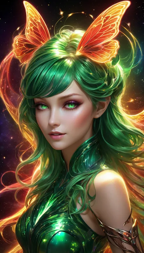 (((  surrenders ))) photograph,( super detailed face),((light))A hyper-realistic and awe-inspiring depiction of a beautiful pixie with a human-like face that exudes both otherworldly charm and formidable power. Her delicate wings, resembling those of a swa...