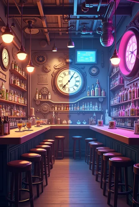 In a vibrant, dual-themed virtual world where players can immerse themselves in both steampunk and cyberpunk environments, numerous engaging activities await. At the heart of the experience is the dynamic and bustling bar scene, offering two distinct atmos...