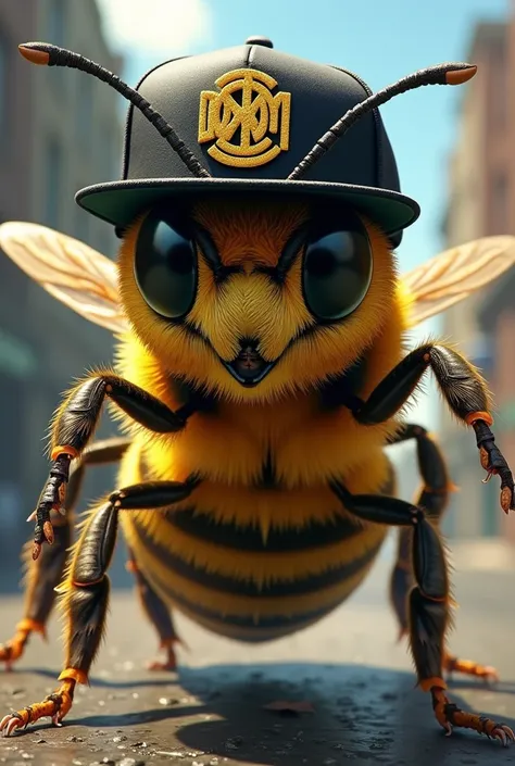 Mad Bee with a snapback hat with some jewelry logo