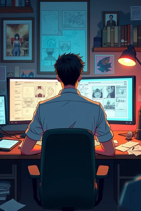  man editor film anime comic