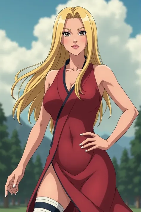 Tsunade from naruto show her boobs