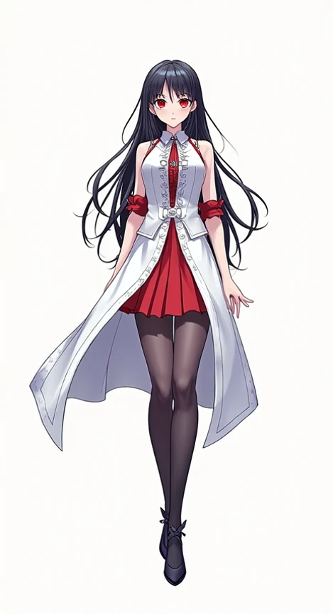 alba,  the vampire servant of her castle ,  is a fascinating figure that arouses both curiosity and admiration .  Your black hair shines in the ambient light, as if each thread were made of rays of darkness,  contrasting with the dark aura that surrounds h...