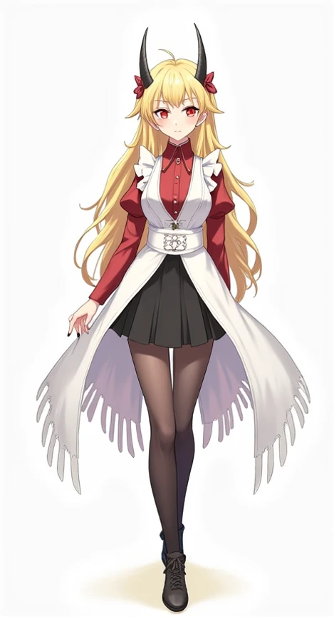 alba,  the vampire servant of her castle ,  is a fascinating figure that arouses both curiosity and admiration .  Her golden hair shines under the ambient light ,  as if each thread were made of rays of the sun ,  contrasting with the dark aura that surrou...