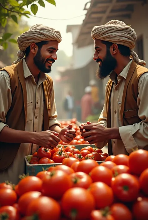 voulut les vendre quand même. Abdullah l’en empêcha, expliquant que l’honnêteté dans les affaires est primordiale. Ensemble, ils décidèrent de vendre les tomates