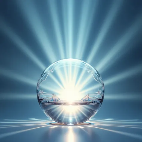 Create remarkable rays with all the elements of a convex lens an easy drawing