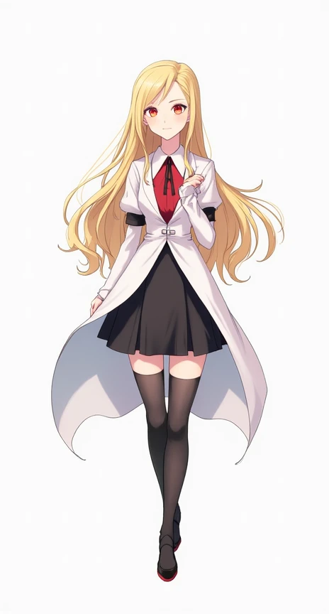 alba,  the vampire servant of her castle ,  is a fascinating figure that arouses both curiosity and admiration .  Her golden hair shines under the ambient light ,  as if each thread were made of rays of the sun ,  contrasting with the dark aura that surrou...