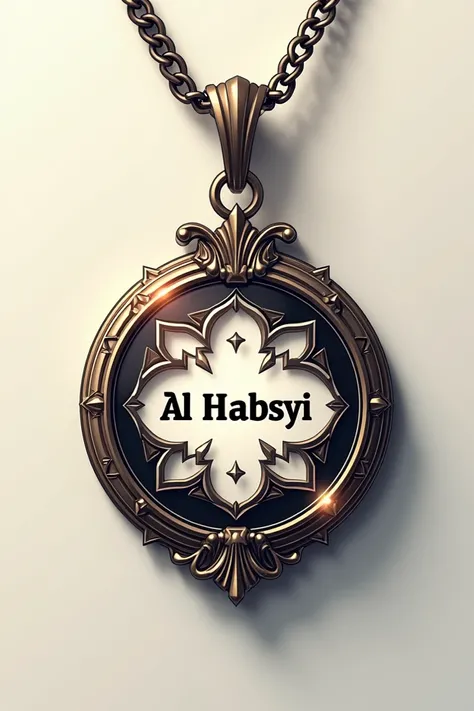 Al Habsyi name locket in vector 
