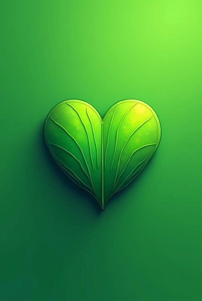 Background - emerald green 
Logo - "Green Heart"
