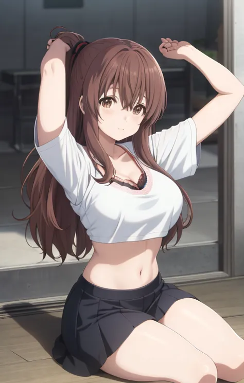 score_9, score_8_up, score_7_up, source_anime,
shoukonishimiya, shouko nishimiya, long hair, brown hair, brown eyes, solo,large ...