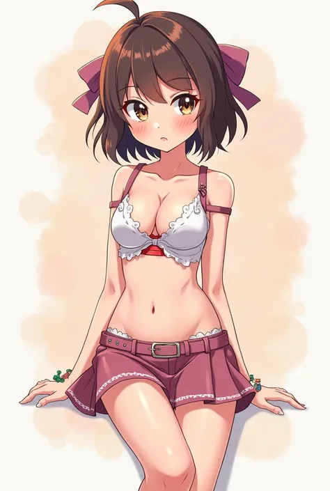 Two-dimensional loli，Revealing clothes