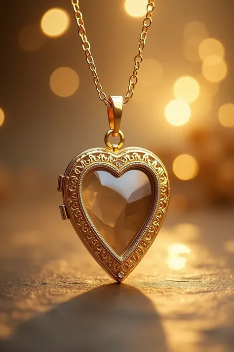 give me a picture of a luxury gold s longevity locket pendant