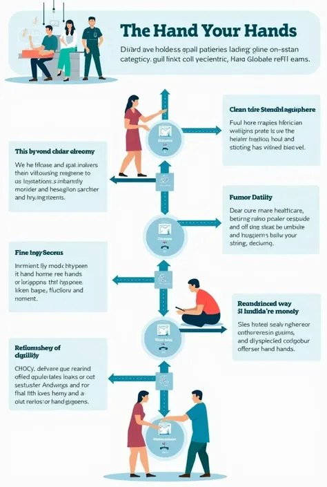 Assemble mind map with The five moments to clean your hands are :
 Before touching the patient 
Before carrying out a clean or aseptic procedure 
After the risk of exposure to body fluids or excretions 
After touching the patient 
After touching surfaces c...