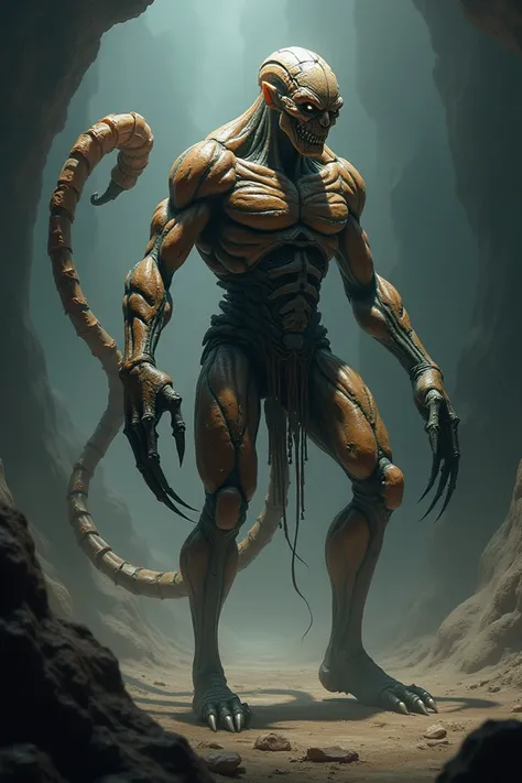 It seems the image could not be generated. Would you like to modify the description or try a different style or concept for the man-scorpion hybrid?






