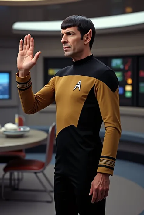 Vulcan greeting from Sr.. spock