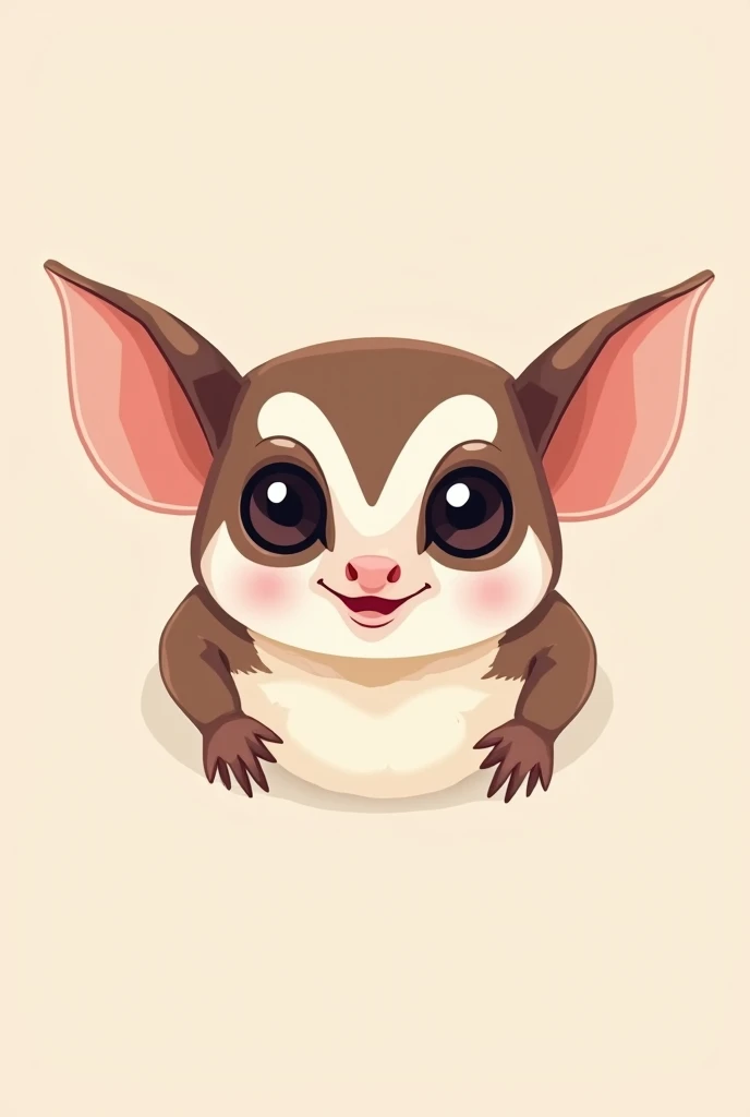 Sugar Glider head logo meme